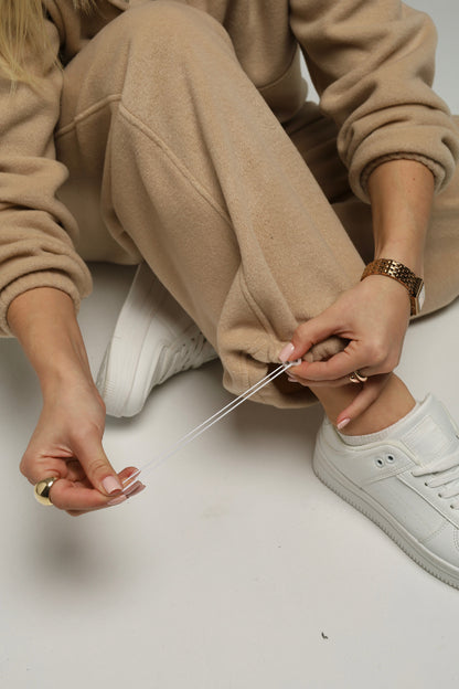 Spodnie polarowe 2w1 NUBI (latte beige)