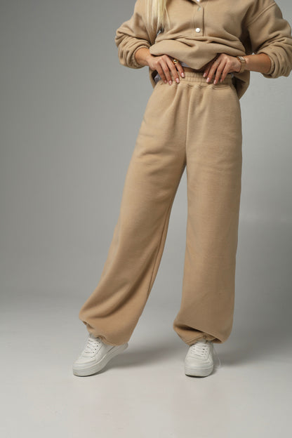 Spodnie polarowe 2w1 NUBI (latte beige)