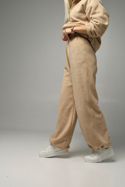 Spodnie polarowe 2w1 NUBI (latte beige)