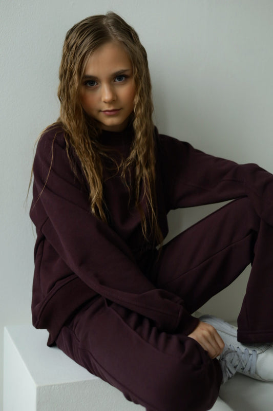 Bluza MICHI (ciemna śliwka)