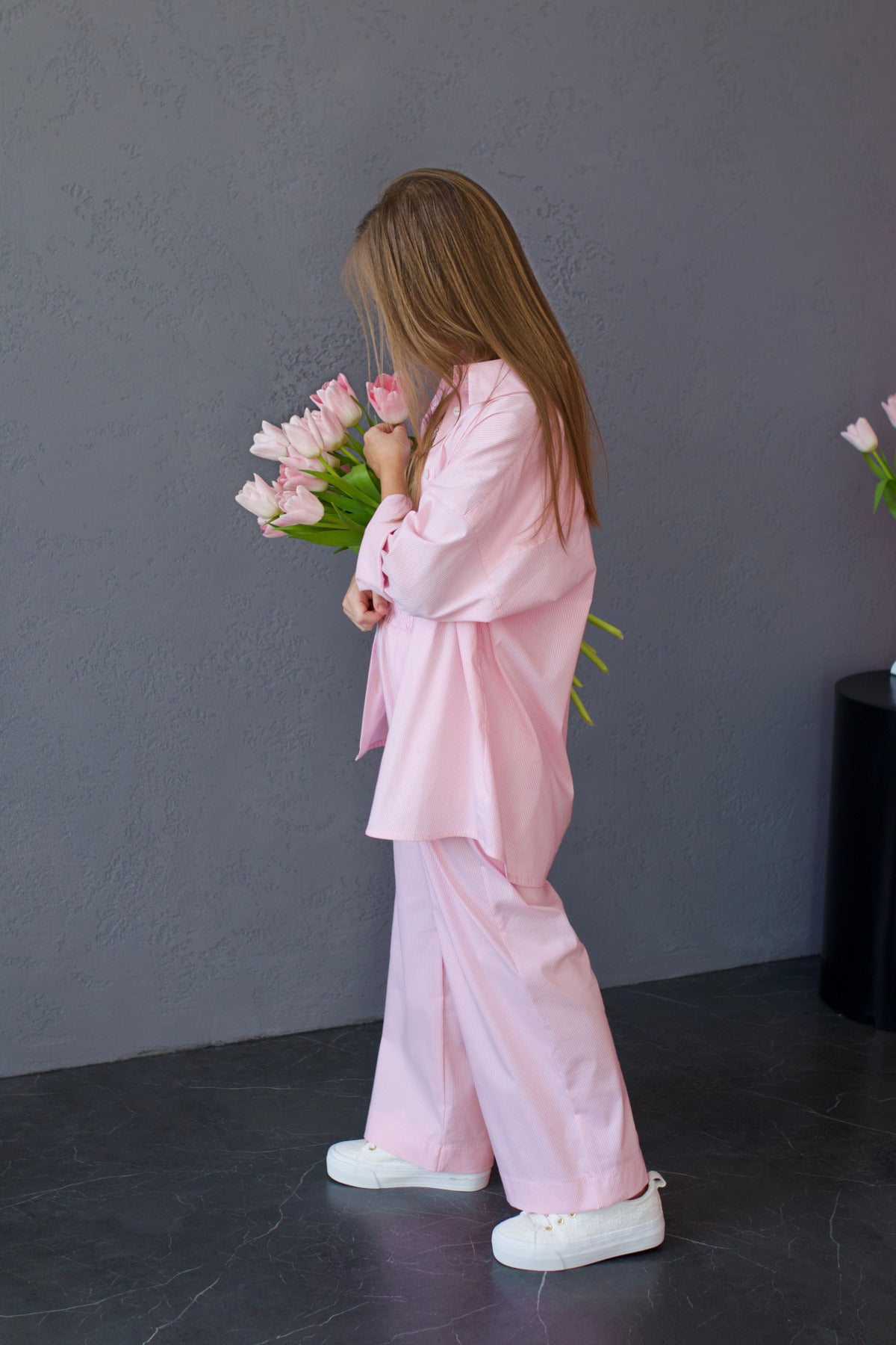 Koszula MICHI (różowe paski)