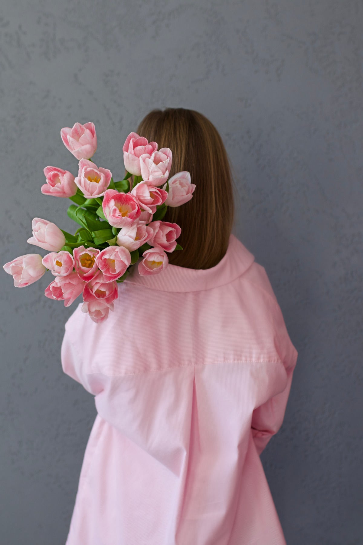 Koszula MICHI (różowe paski)