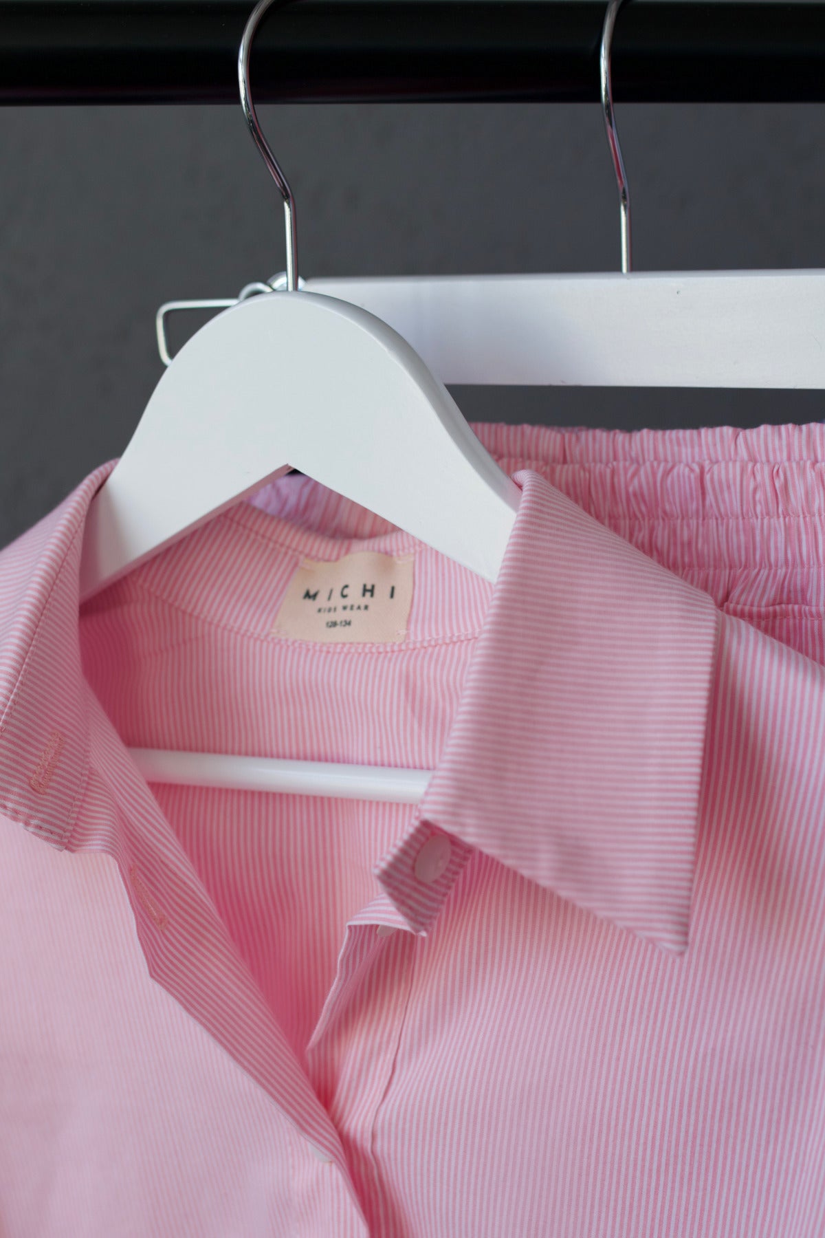 Koszula MICHI (różowe paski)