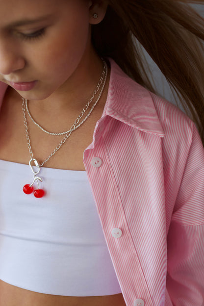 Koszula MICHI (różowe paski)