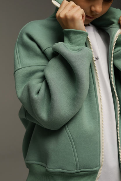Bluza FREY ZIP (Laurel Green)