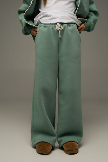 Palazzo-joggery FREY 2w1 (Laurel Green)