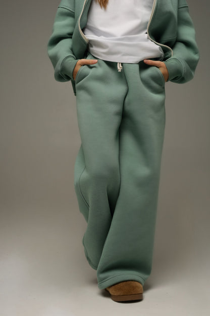 Palazzo-joggery FREY 2w1 (Laurel Green)