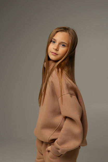 Bluza MICHI z golfem (cappuccino)