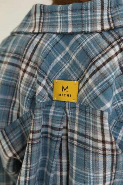 Koszula PLAID blue (oversize)