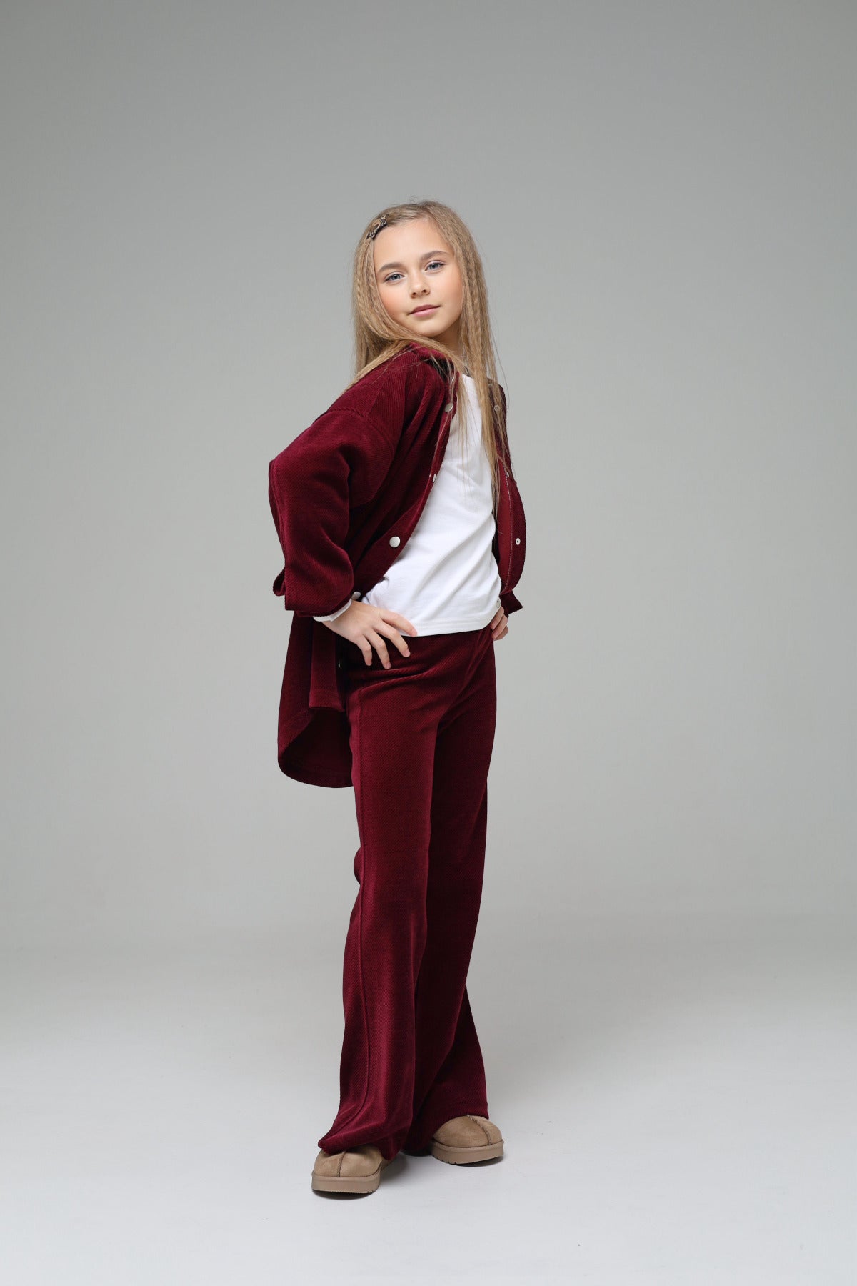 Koszula MICHI (miękki delikatny welur)