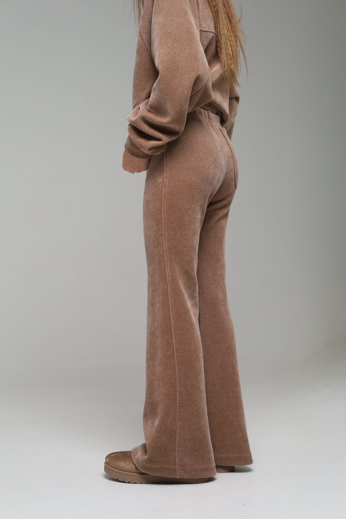 Rozszerzane legginsy (cappuccino)