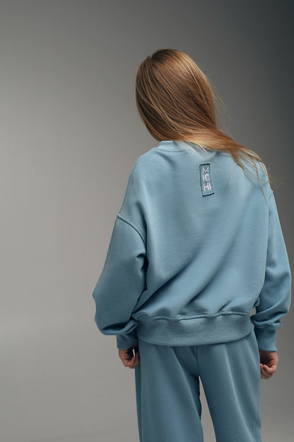 Bluza BASIC OVERSIZE MINERAL | EASY MODE