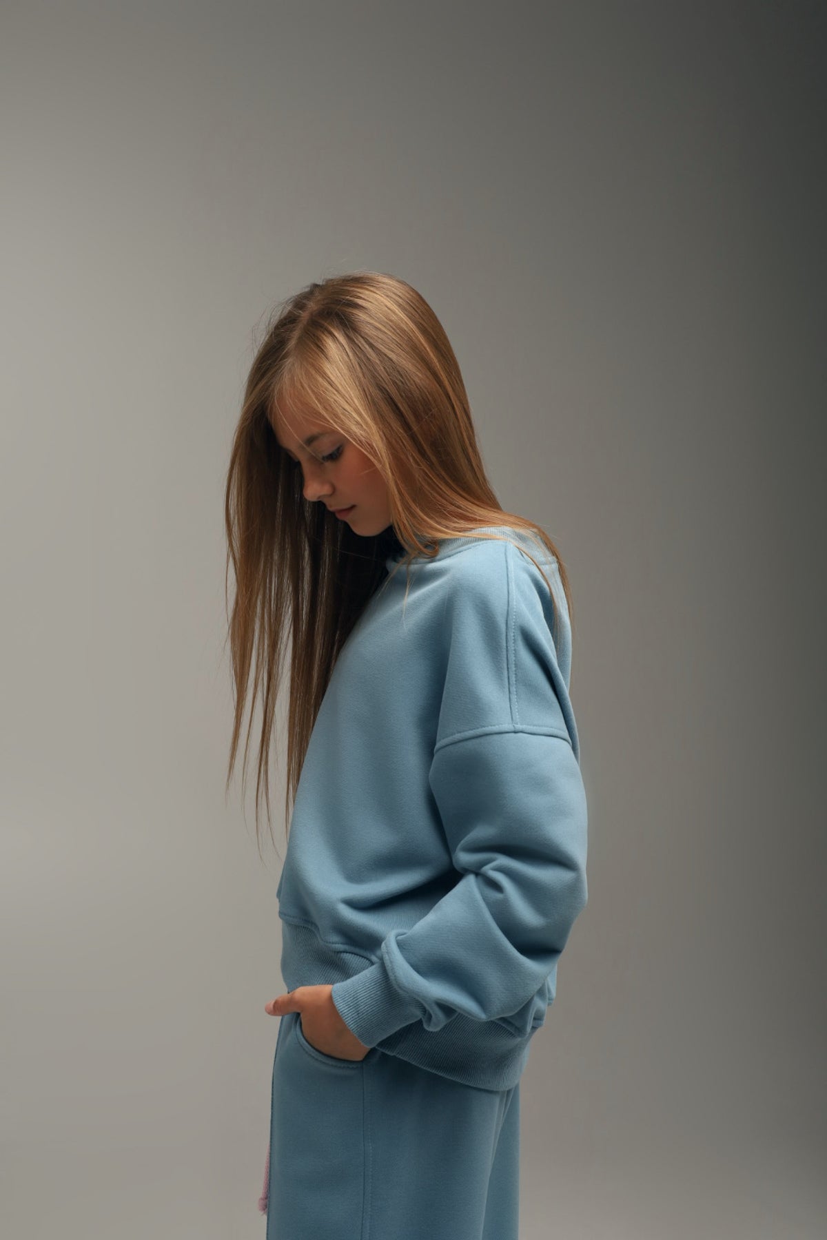 Bluza BASIC OVERSIZE MINERAL | EASY MODE