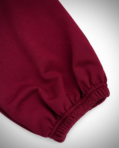 Spodnie JOGGER WIDE BORDO | EASY MODE