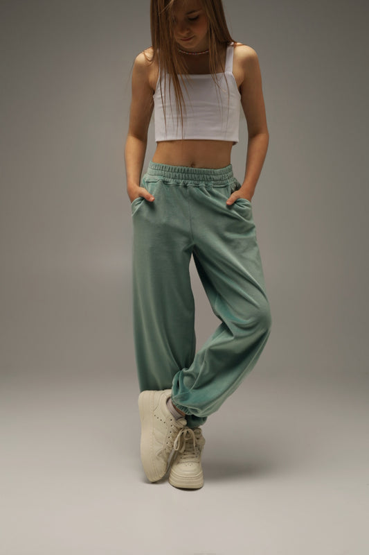 Joggery Soft Velour Mint