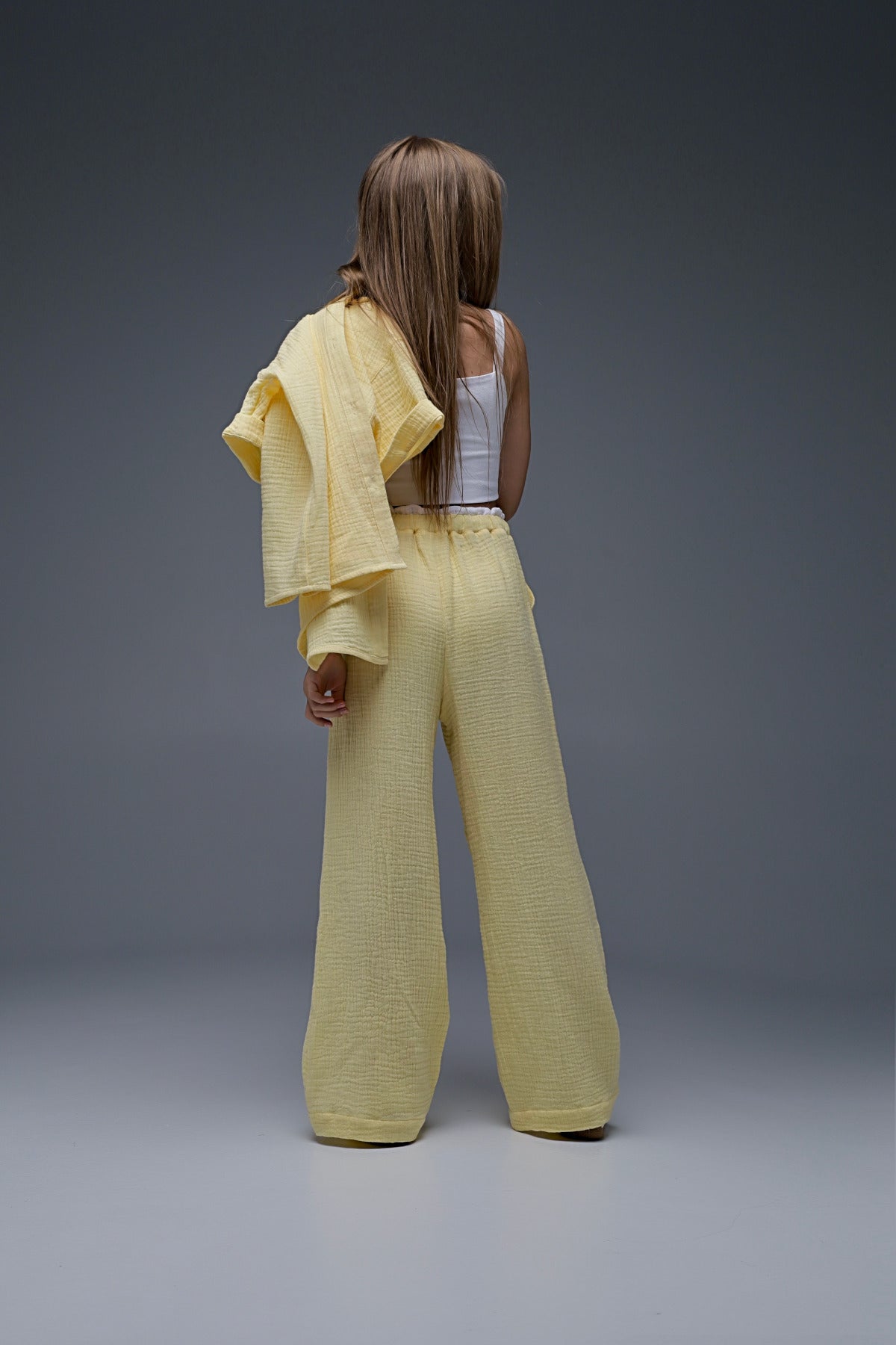 Dzwony muślinowe MICHI (bananowy krem)