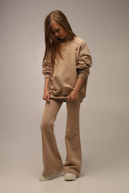 Rozszerzane legginsy FLOW Soft Nude