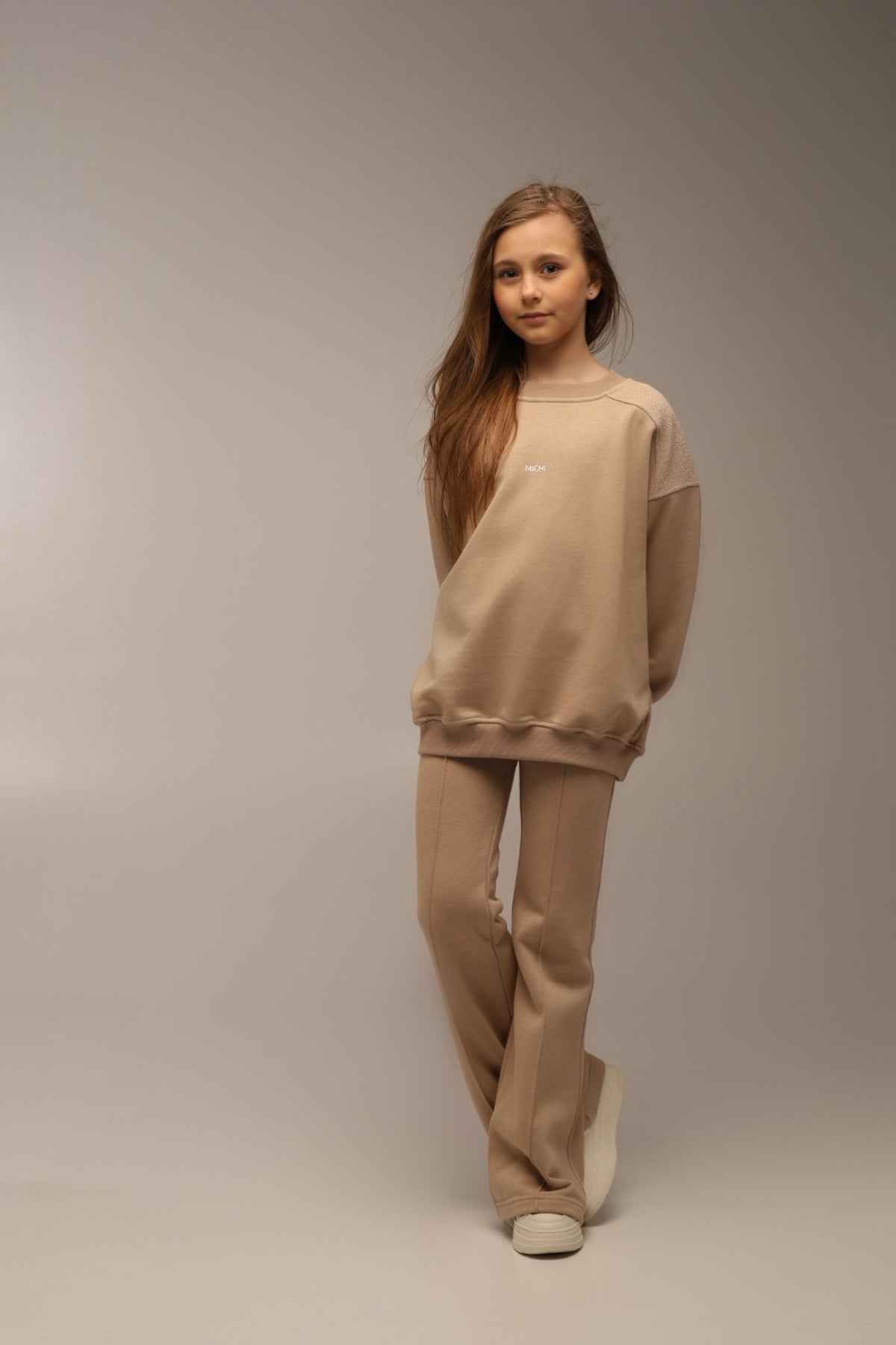 Rozszerzane legginsy FLOW Soft Nude