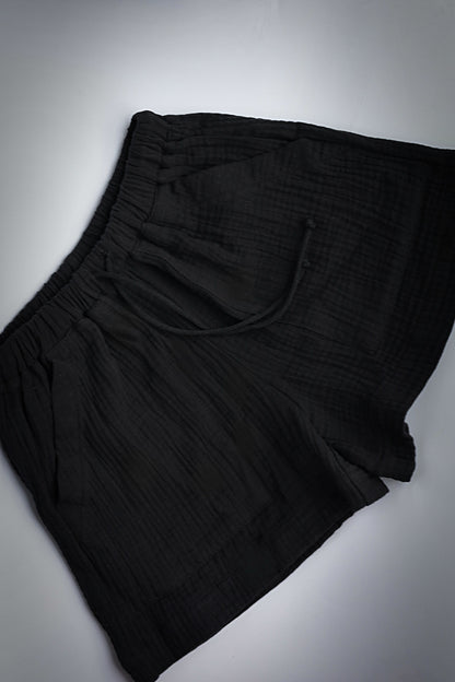 Dzwony muślinowe MICHI (czarne)