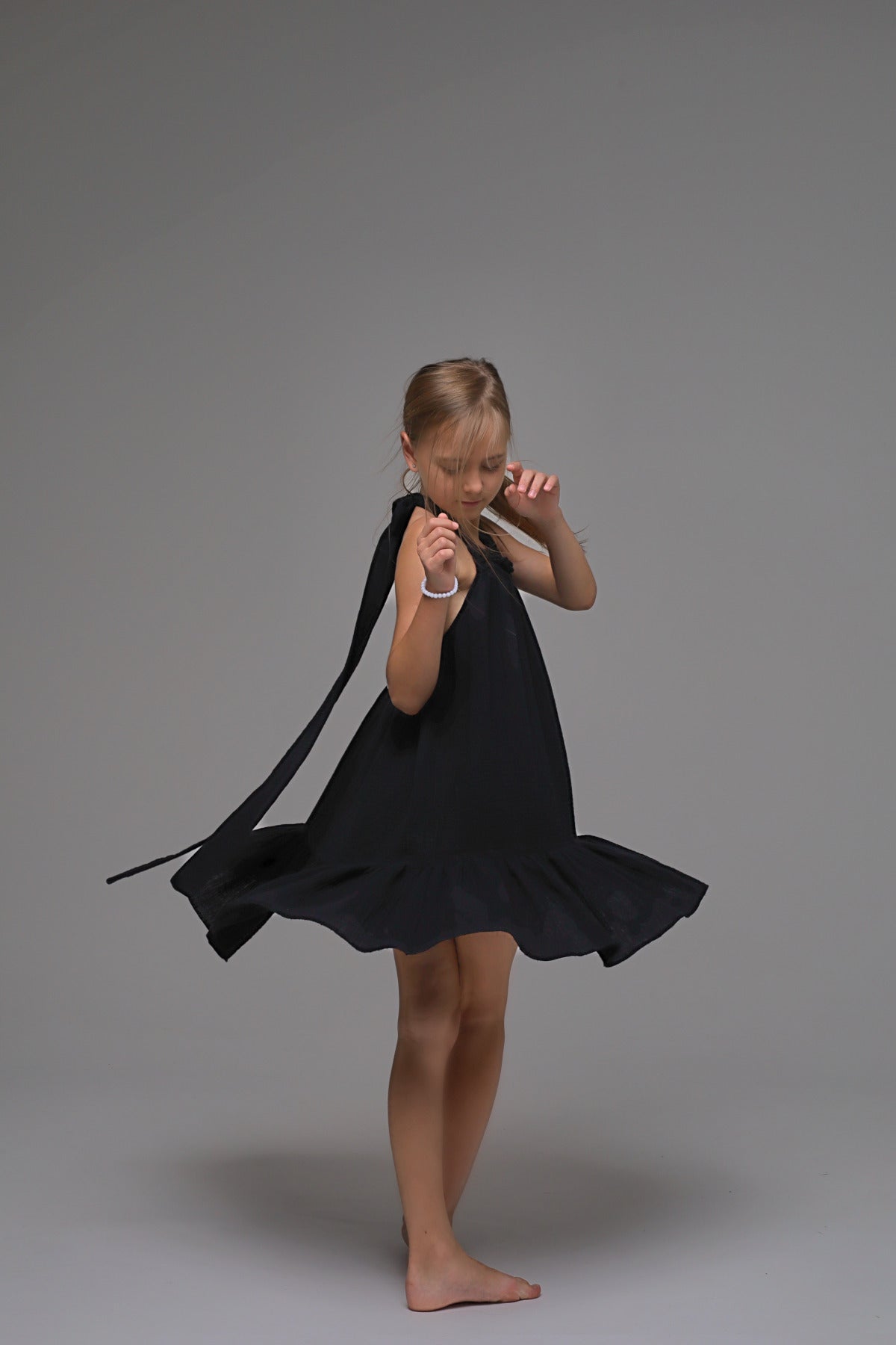 Sukienka LUNA (z muślinu)