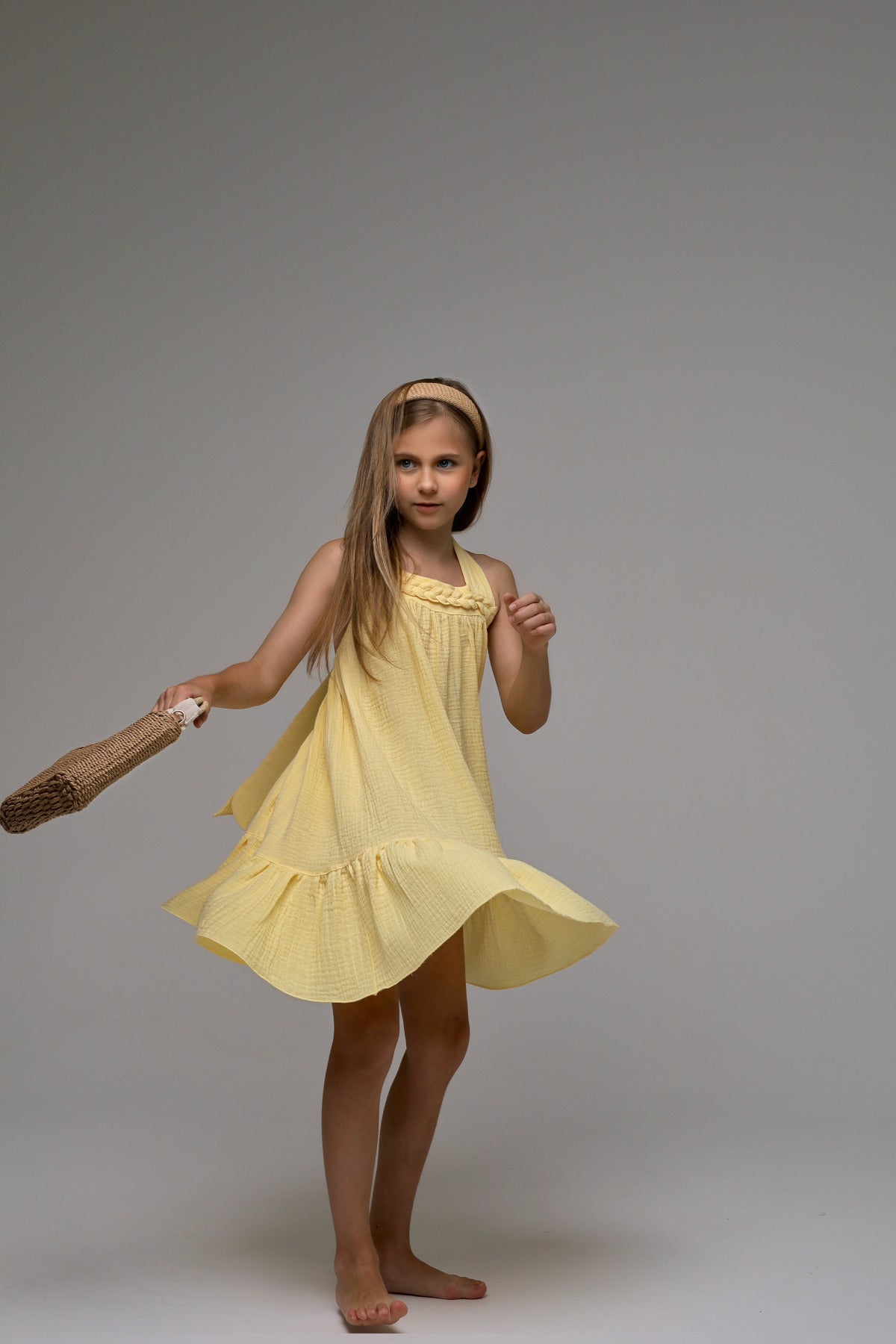 Sukienka SUNNY (z muślinu)