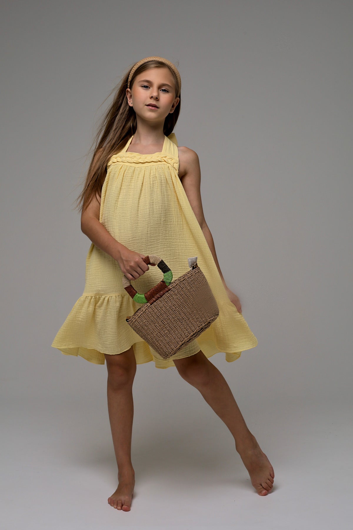 Sukienka SUNNY (z muślinu)