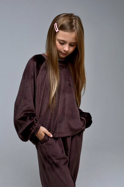 Bluza Cocoa Crush (welur)