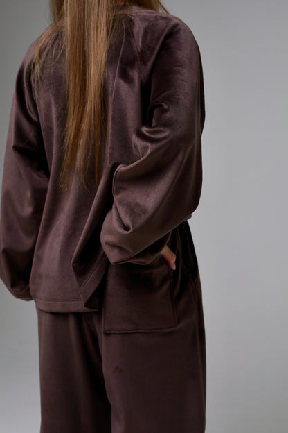 Bluza Cocoa Crush (welur)