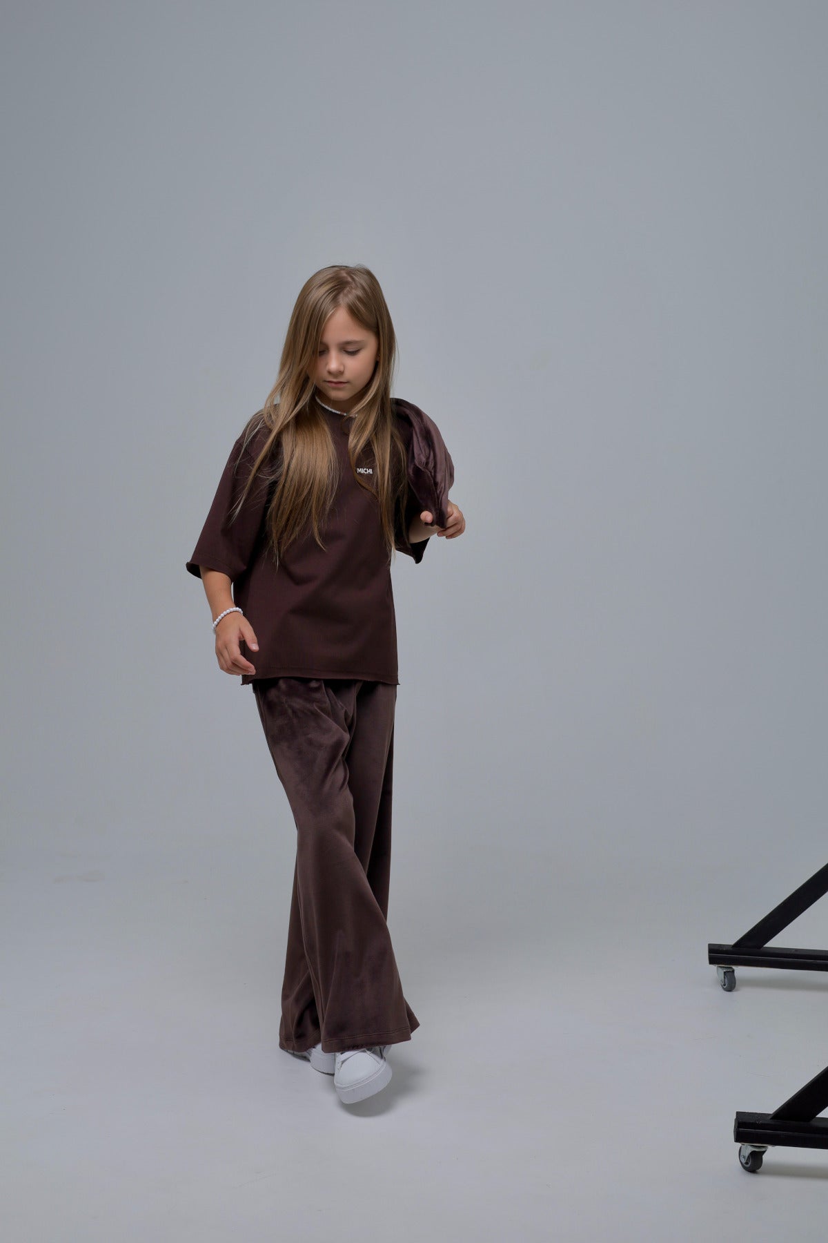 T-shirt oversize (czekoladowy)