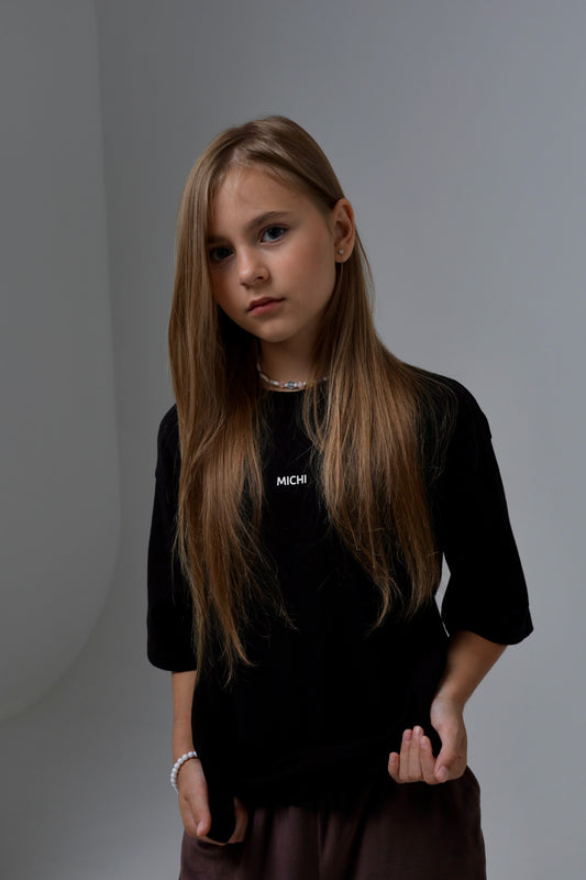 T-shirt oversize (czarny)