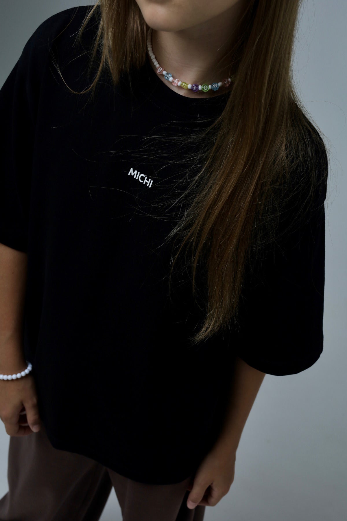 T-shirt oversize (czarny)